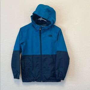 The North Face Two-Tone Blue Hooded Jacket